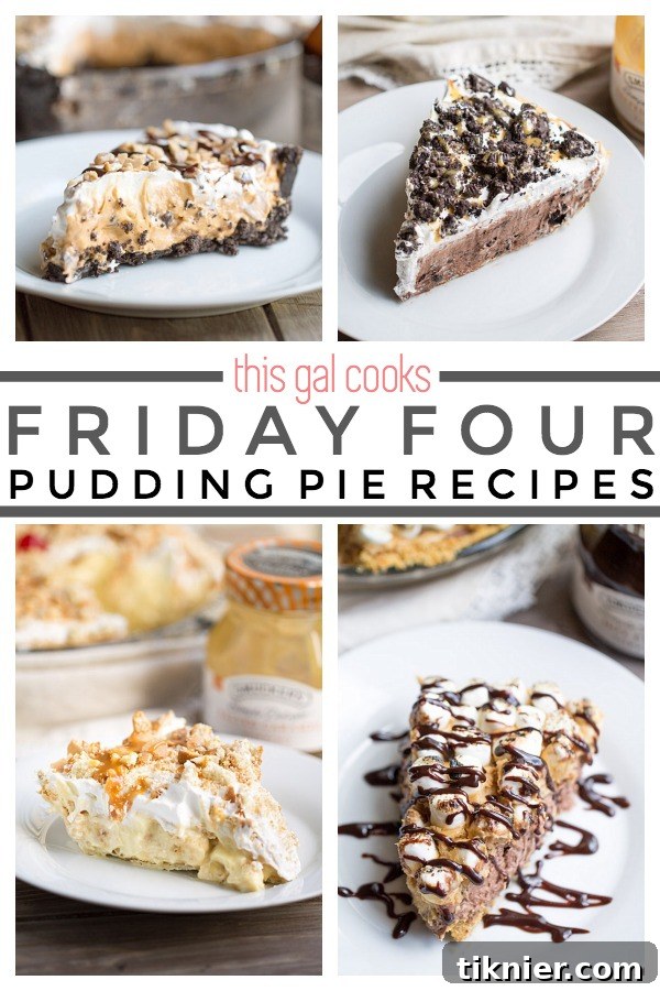 Delicious Pudding Pie Recipes to Sweeten Your Weekend | Featured Desserts on This Gal Cooks