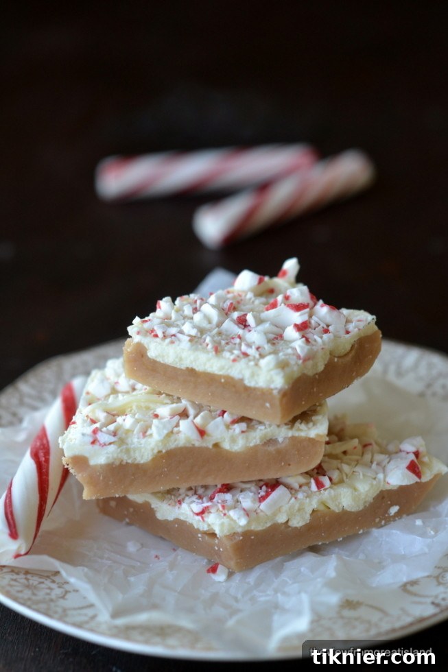 40+ Chocolate Peppermint Treats 16 Buttery Candy Cane Toffee topped with crushed peppermint by The View From Great Island
