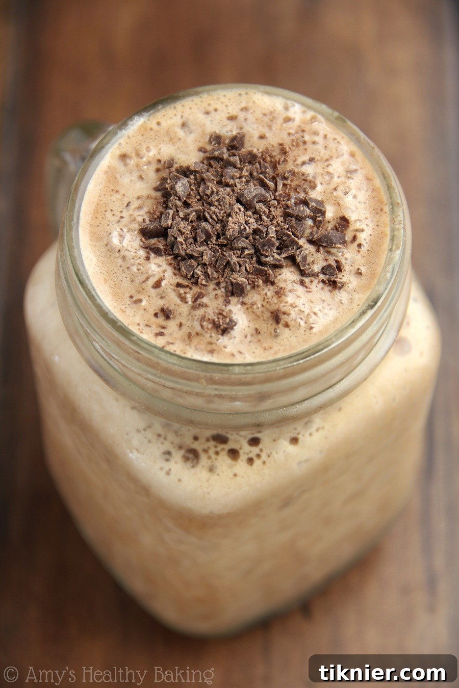 40+ Chocolate Peppermint Treats 29 Refreshing Skinny Peppermint Chocolate Chip Frappe, a lighter treat by Amy's Healthy Baking