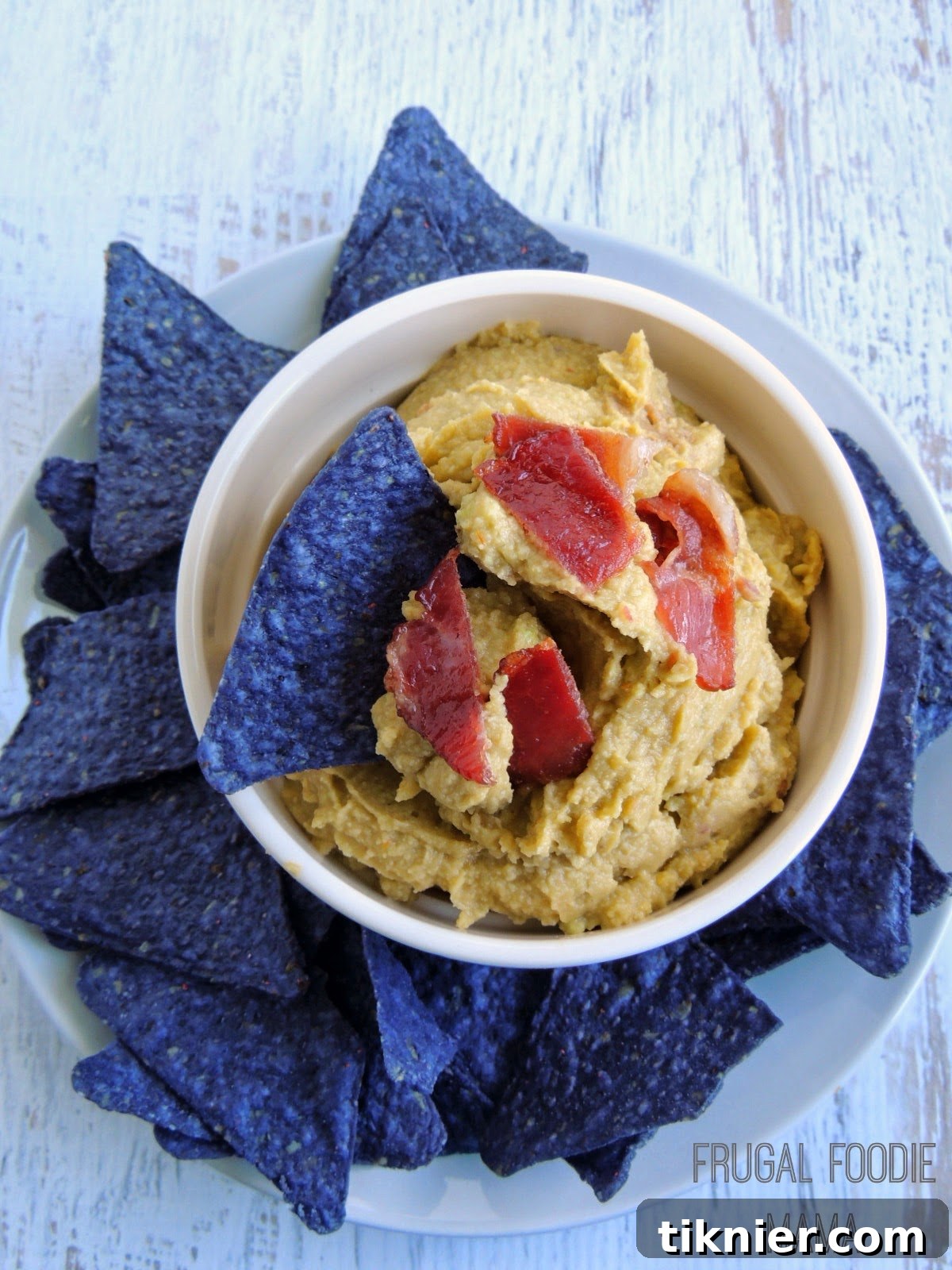 Indulgent Bacon Guac Hummus, a delicious fusion dip.