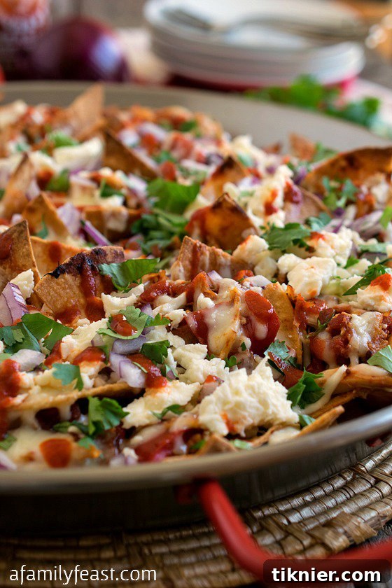 Hearty Pulled Chicken Chilaquiles, a comforting Mexican casserole