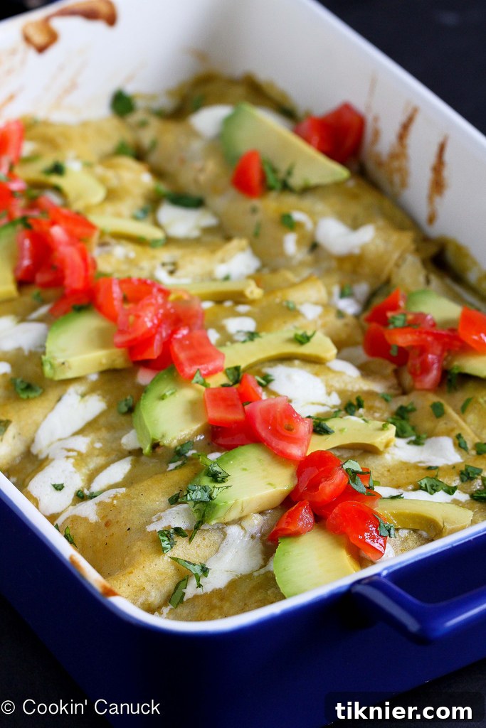 Gluten-Free Grilled Vegetable Enchiladas, a healthy and vibrant option