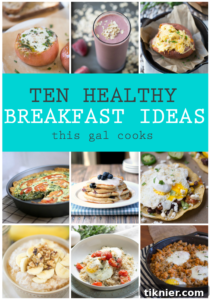 A vibrant breakfast spread featuring fresh, healthy ingredients, inspiring a delicious start to the day. Top 10 Healthy Breakfast Ideas.