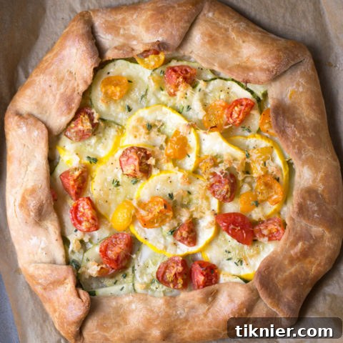 Delicious Summer Squash Tart