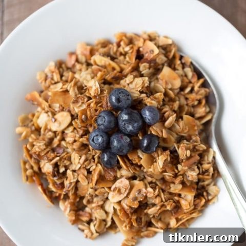 Vanilla Almond Granola - A Delicious Homemade Recipe