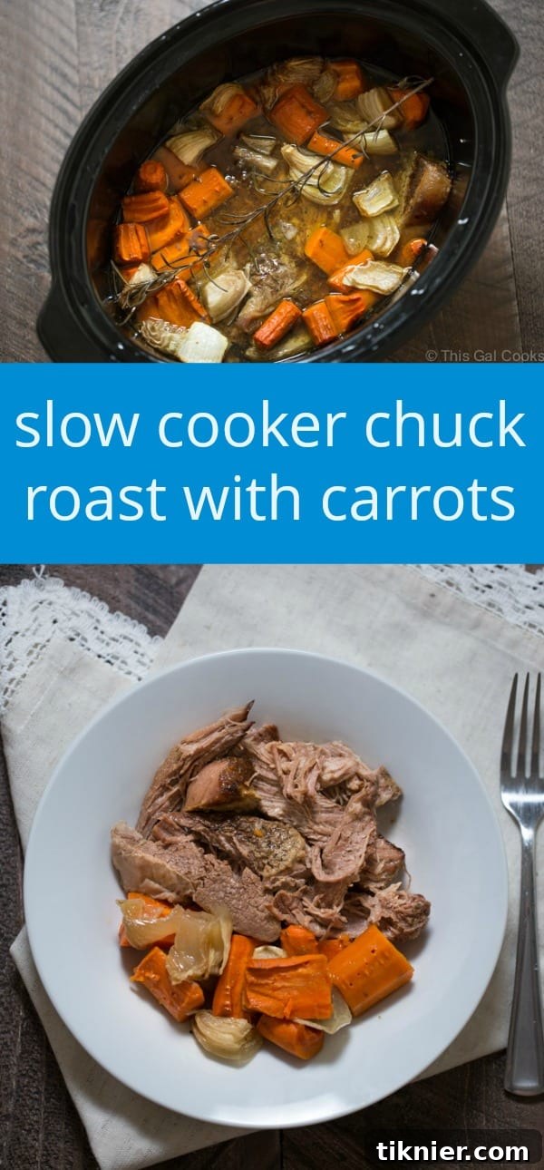 A festive holiday table with Slow Cooker Chuck Roast and vegetables