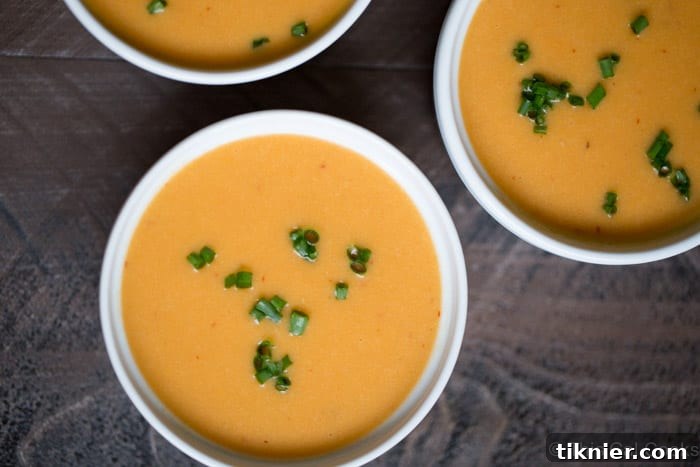 Vegan Smoked Potato Soup. The secret to achieving a smoky soup without using ham or bacon: smoke the potatoes! | This Gal Cooks