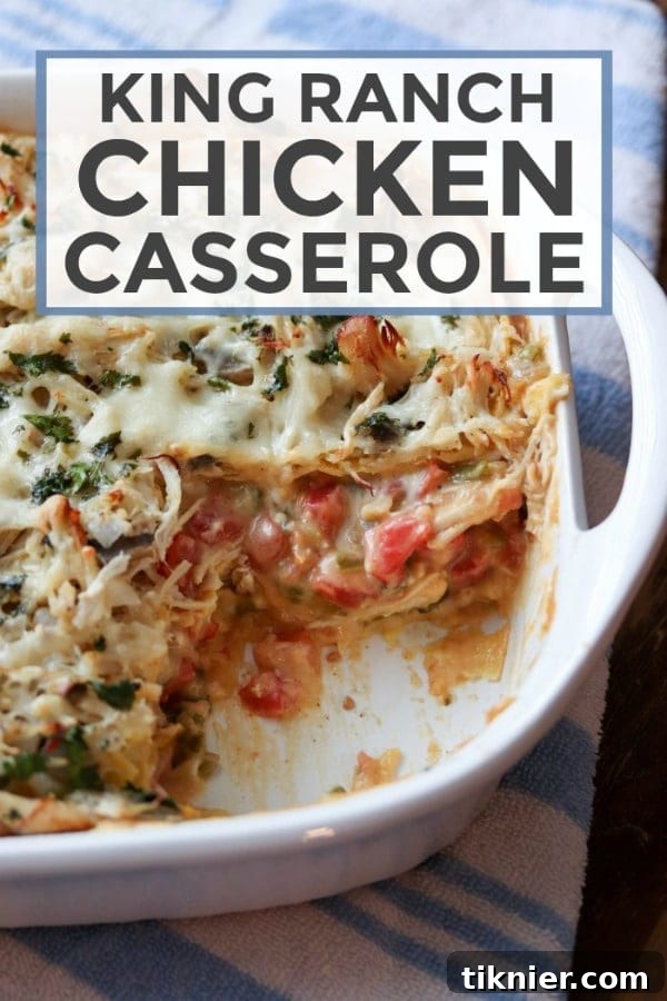 Ranch Royalty Chicken Casserole 2 King Ranch Chicken Casserole. This creamy, boldly flavored chicken casserole feeds a crowd! A true southern classic that will WOW everyone. Perfect for family dinners, potlucks, and gatherings.
