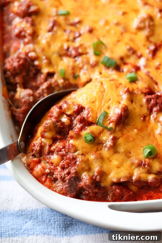 Low Carb Sour Cream Beef Bake | Cheesy Keto Dinner Recipe