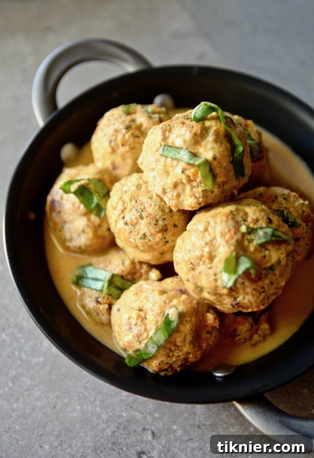 Paleo Thai Coconut Curry Chicken Meatballs by Tasting Page