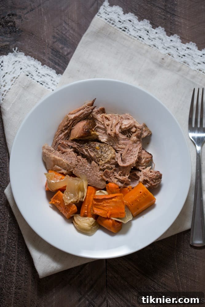 Slow Cooker Chuck Roast with Carrots - This Gal Cooks