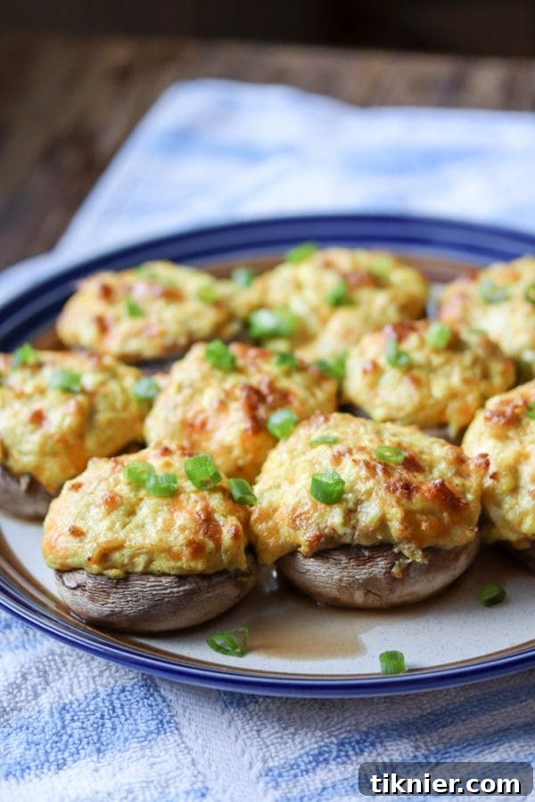 Curry Crab Stuffed Mushrooms: A unique and flavorful appetizer