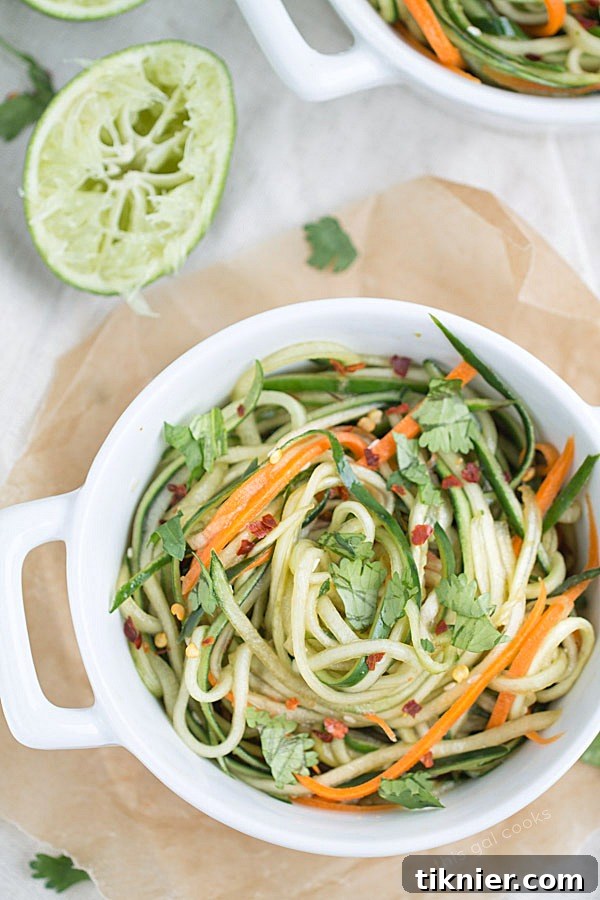 Golden Roasted Rainbow Carrots with Creamy Carrot Puree 11 Fresh cucumber and carrot noodles tossed in a spicy sesame soy dressing, a vibrant and healthy salad.