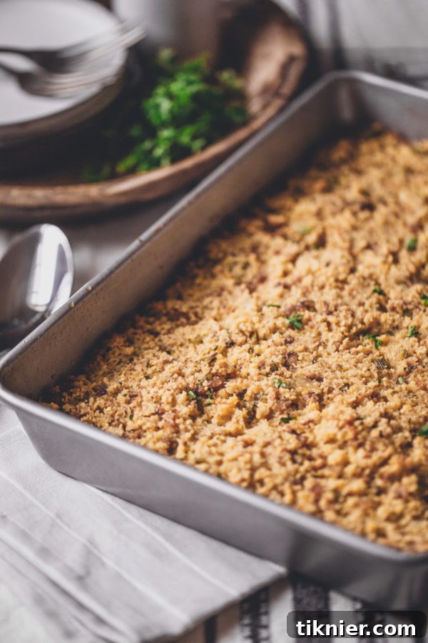 Delicious Homemade Cornbread Dressing for Thanksgiving