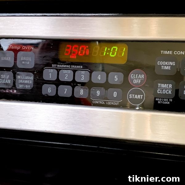 Bake oven-roasted corn at 350 degrees Fahrenheit