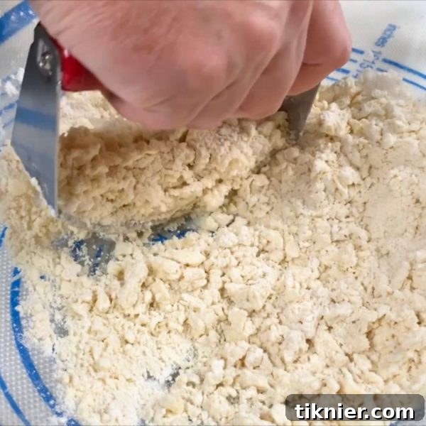 Irresistible Chess Pie 12 using hands to work cold butter into flour mixture for pie dough