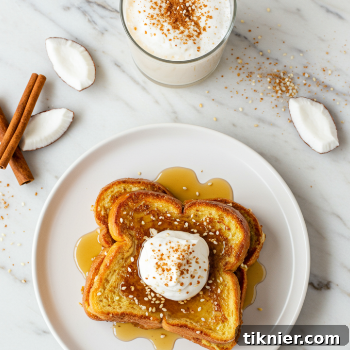 French Toast Without Milk? Just Add Coconut Cream & Toasted Sesame