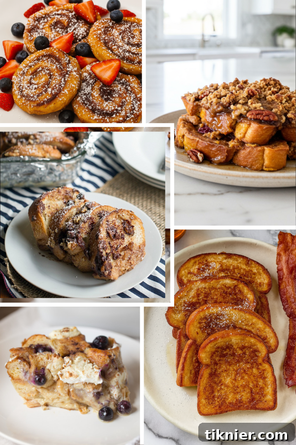 Golden French Toast Stack with Berries and Syrup