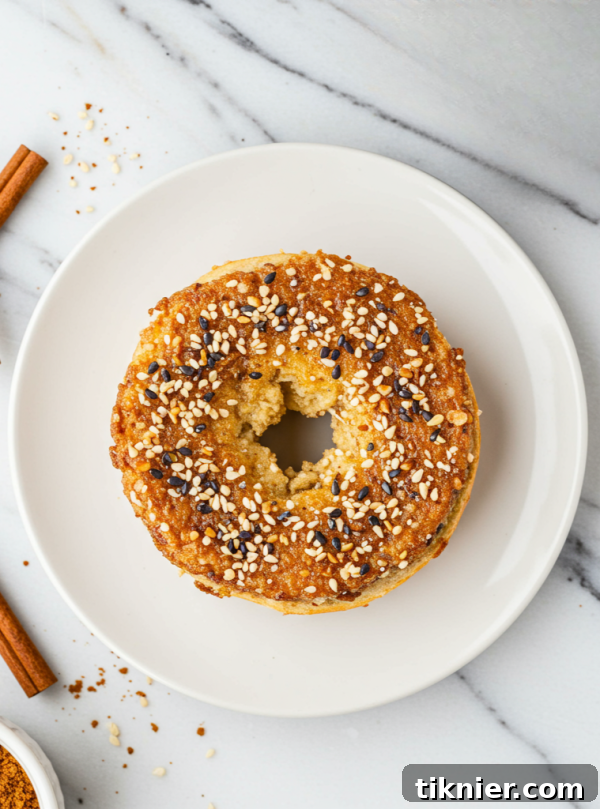 Everything Bagel French Toast with Apple Butter