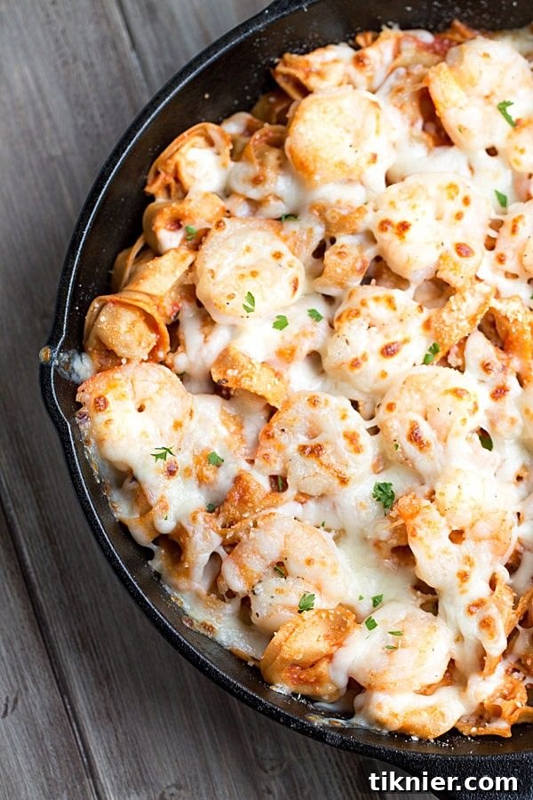 Unlock Delicious Tortellini: A Comprehensive Cooking Handbook 2 Italian Shrimp Tortellini Bake on This Gal Cooks #dinner