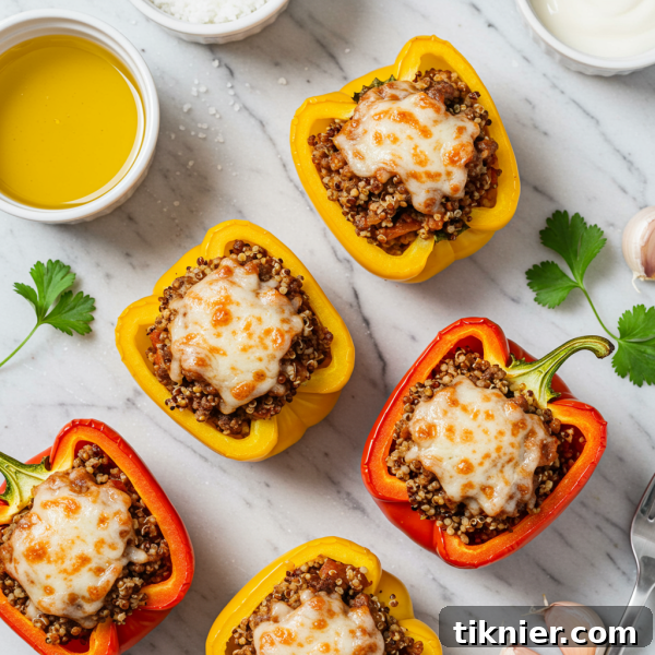 Stuffed Bell Peppers ready to be served