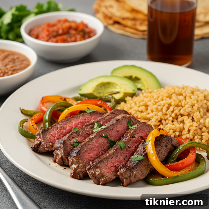 Easy Steak Fajitas With A Delicious Bourbon Marinade