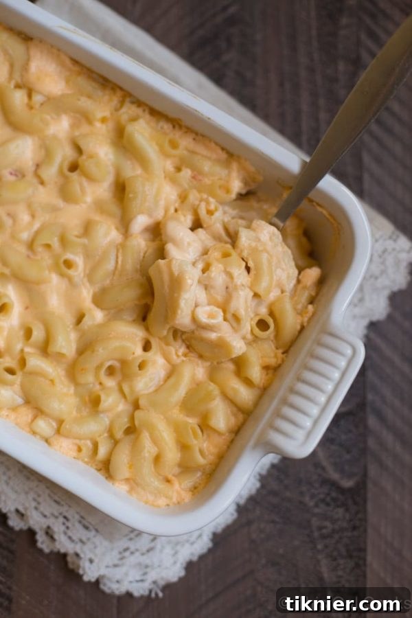 A close-up of a creamy sweet potato casserole topped with a golden-brown pecan streusel, baked in a rustic casserole dish.